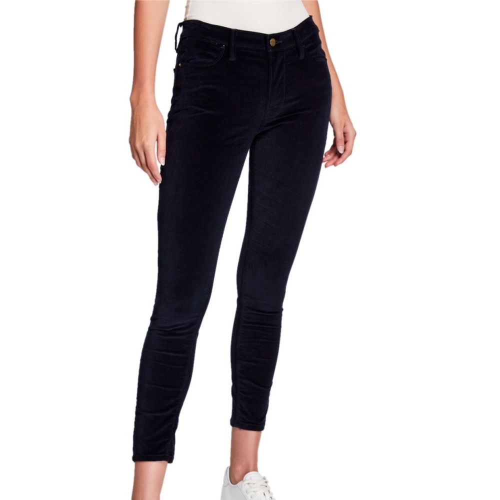 NWOT Frame Le High waist corduroy skinny pants